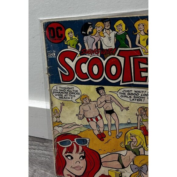 SWING with SCOOTER #36 DC Comic Book Paperback Nov 1972 - Picture 4 of 6